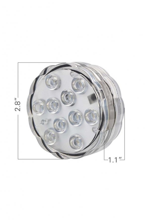 gaman Sualtı akvaryum ve havuz aydınlatma Kumandalı Renk Değiştiren Aydınlatma- 12 farklı renk Su geçirmez - 4