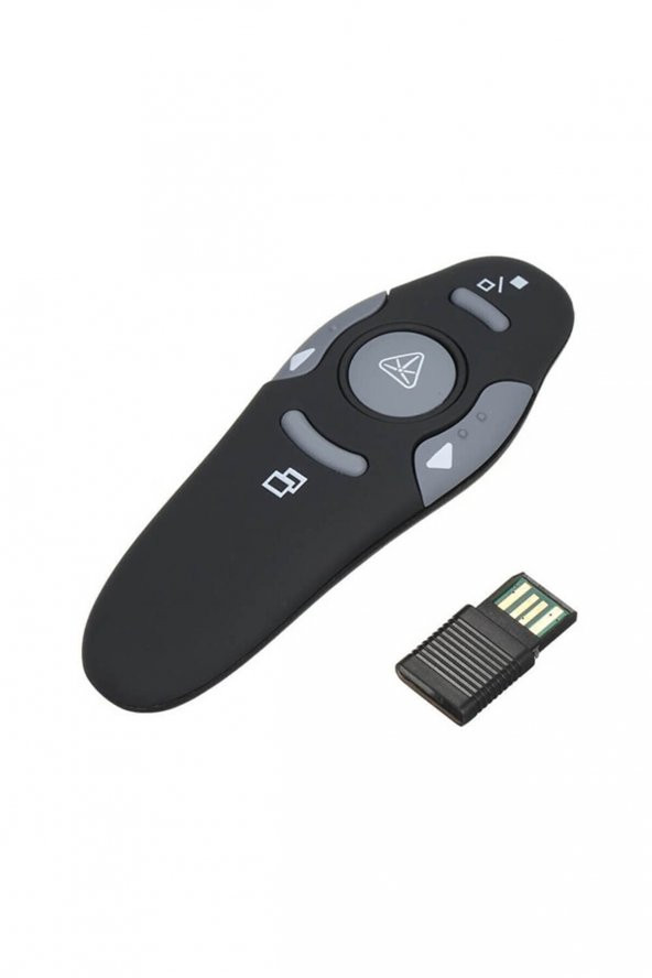 gaman Kablosuz Akıllı Tahta Sunum Kumandası İşaretleme Lazer Pointer Uzun Menzil + Pil Hediye - 5