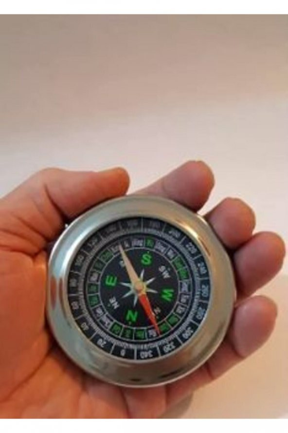 gaman Çelik Kasa Paslanmaz Mini Pusula 7cm Çap - 2