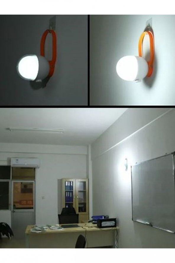 gaman Yeni Nesil Dim Ayarlı 40 LED Şarj Edilebilir Lityum Asılabilir Fener - Kamp Lambası - Çadır Lambası - 3