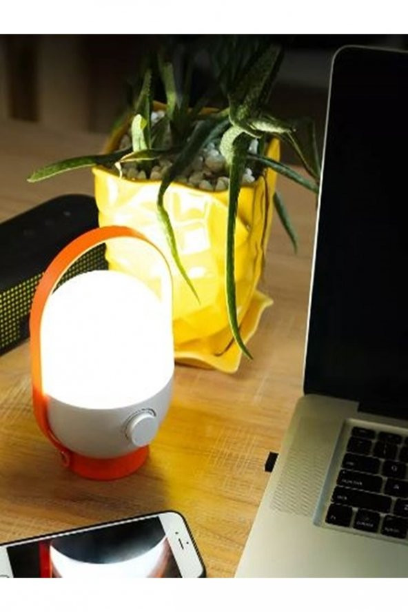 gaman 40 LED Şarj Edilebilir Lityum Parlaklık Ayarlı Asılabilir Çadır Lambası - Kamp Lambası 6,4 W 3600mAH - 5