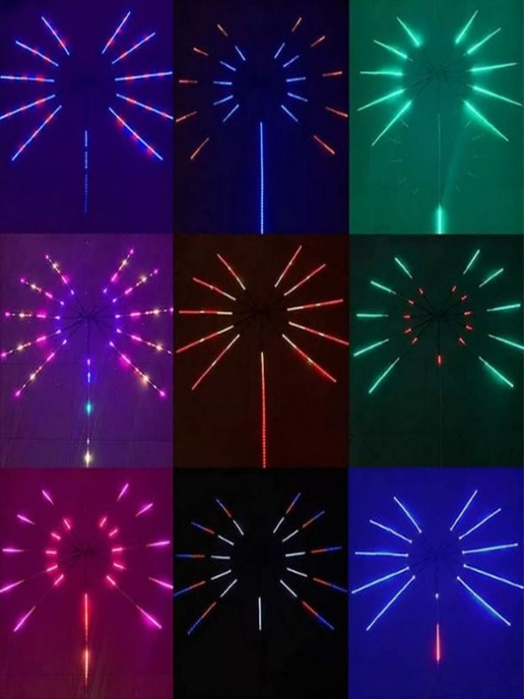 gaman RGB Sese Duyarlı Bluetootlu Ekolayzer USB Girişli Gökkuşağı Led - 5