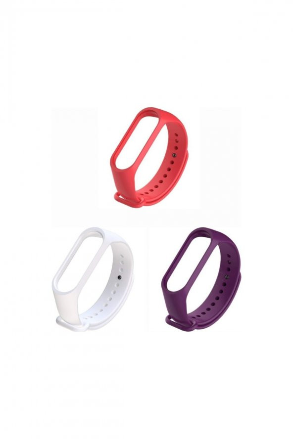 gaman Mi Band 3/4 Uyumlu Akıllı Bileklik Kordonu 3lü Set