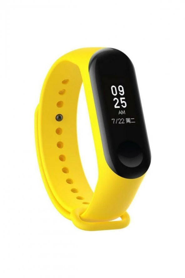 gaman Mi Band 5 - 6 Uyumlu Silikon Akıllı Bileklik Kordonu - Sarı - 2