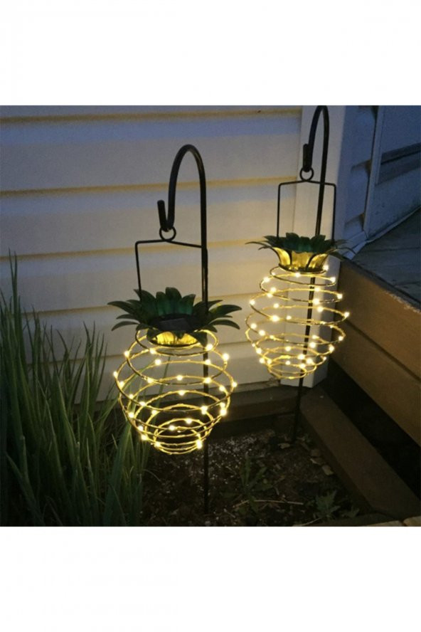 gaman Solar Bahçe Aydınlatma Ananas Şeklinde Şık Tasarım - Resim 2