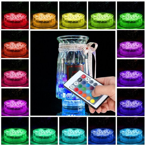 gaman Su geçirmez 10 Led RGB Dekoratif Mekan Ledi - 2