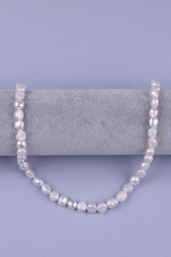 Sakız İnci Doğal Taş Dizi Şekilsiz Kesim - Resim 2