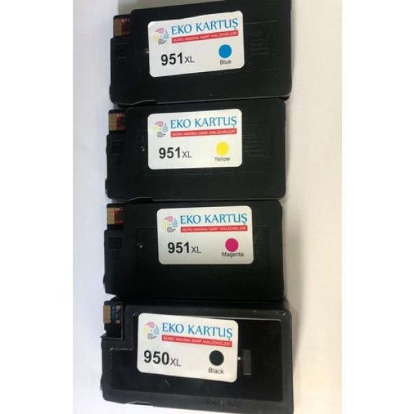 Hp Officejet Pro 251DW 4 Renk Takım Muadil Kartuş, ürün görseli