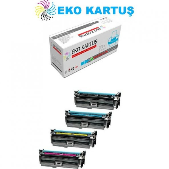 Eko Kartuş Hp Color Laserjet 5550N (645A) Set Muadil Toner - 1