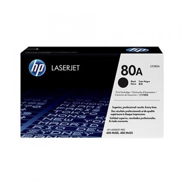 Hp Cf280A 80A Siyah Toner ürün görseli