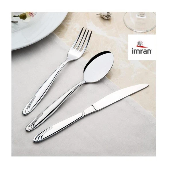 Nehir lizbon 89 prç, çatal kaşık bıçak takımı seti kutulu ürün görseli 1