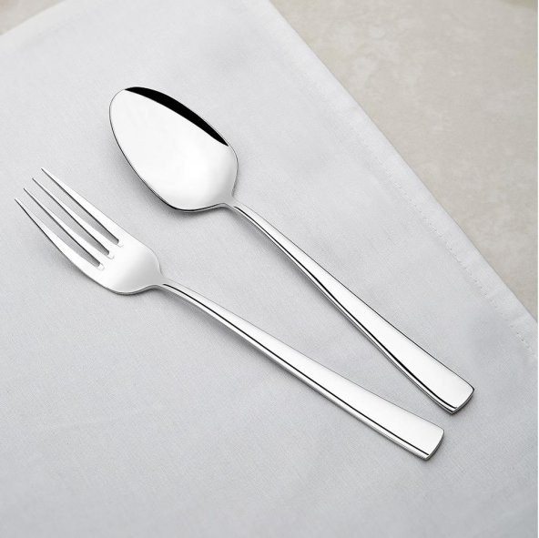 Nehir deniz model 60 prç. çatal kaşık seti - çatal kaşık takımı ürün görseli 1