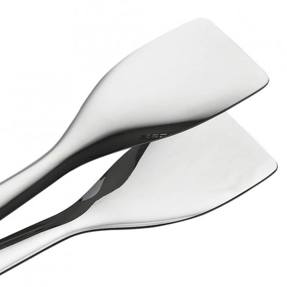 Nehir çelik paslanmaz pasta maşası - pasta servis maşası - Resim 2