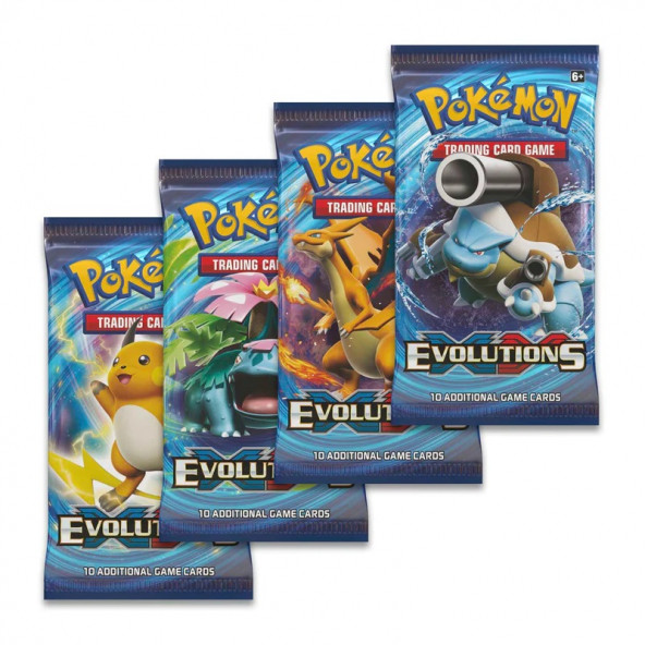 Abetto Market Pokemon Evolutıons Oyun Kartı 4 Paket Bir Arada - 2