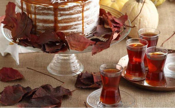 Lav derin çay takımı seti çay tabağı + çay bardağı 12 prç. ürün görseli