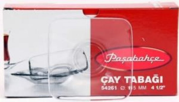 Paşabahçe 54261 6 lı kare çay bardağı altı - çay tabağı - 2