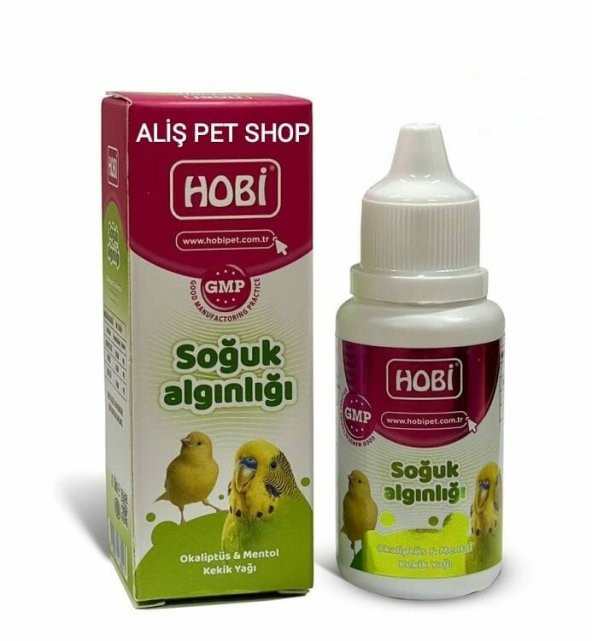 HOBİ Kafes Kuşları İçin Soğuk Algınlığı Damlası 30 Ml 1 Adet