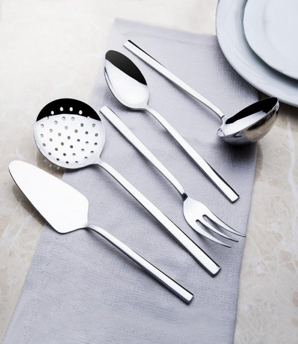 Nehir dalyan 89 parça çatal kaşık takımı - çatal kaşık seti - Resim 2