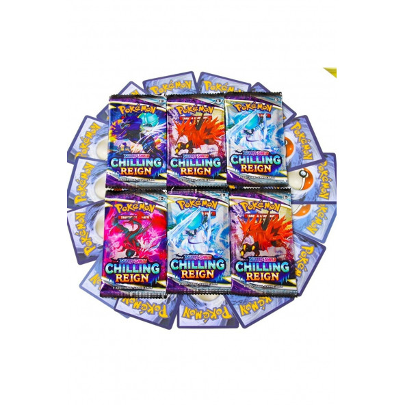Pokemon 5'li Set 20 Paket 5 Seri Özel Kartlı Pokemon Seti - 4