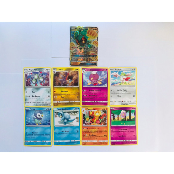 Pokemon Oyun Kartı 5 Set Bir Arada 2 Adet Pokemon Kart Koruma Çantası - 4