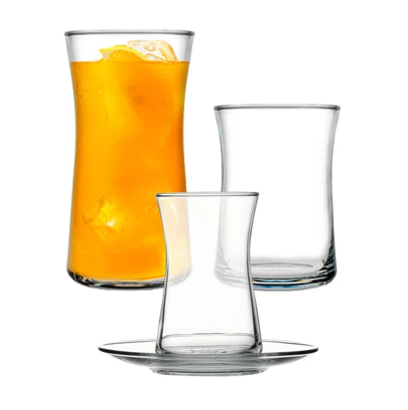 Paşabahçe heybeli 48 prç. çeyiz seti - su takımı bardak seti