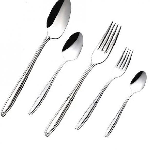Nehir buket yemek çatal - 12 li yemek çatalı - 2