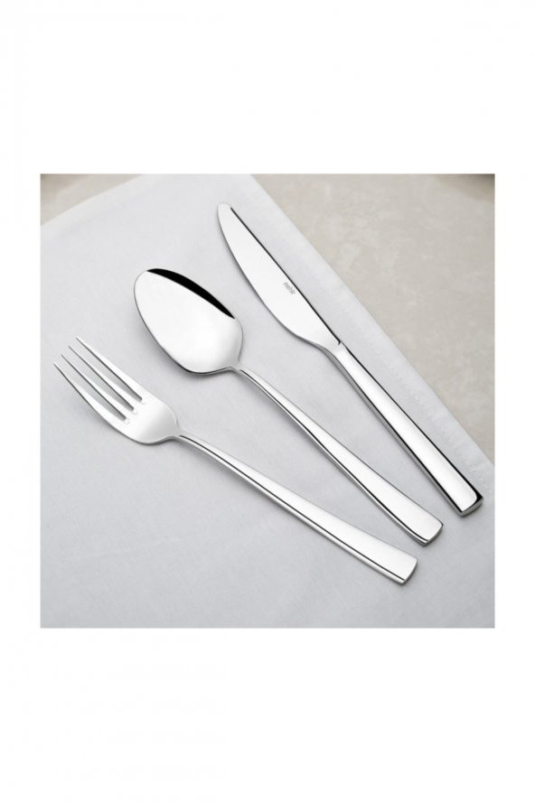 Nehir deniz sade kutulu 72 prç. çatal kaşık bıçak seti - 2