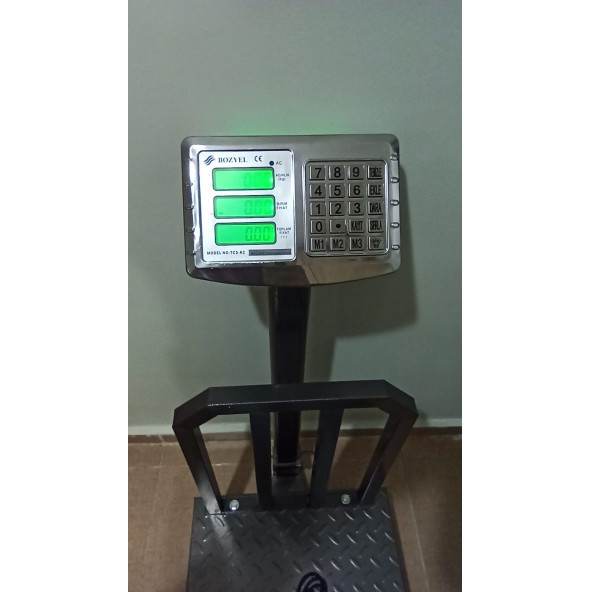 700 KG ELEKTRONİK TERAZİ-45x60 CM KEFE-KATLANIR BOYUNLU KANTAR-SAĞLAM ŞASE-2 YIL GARANTİLİ - 2