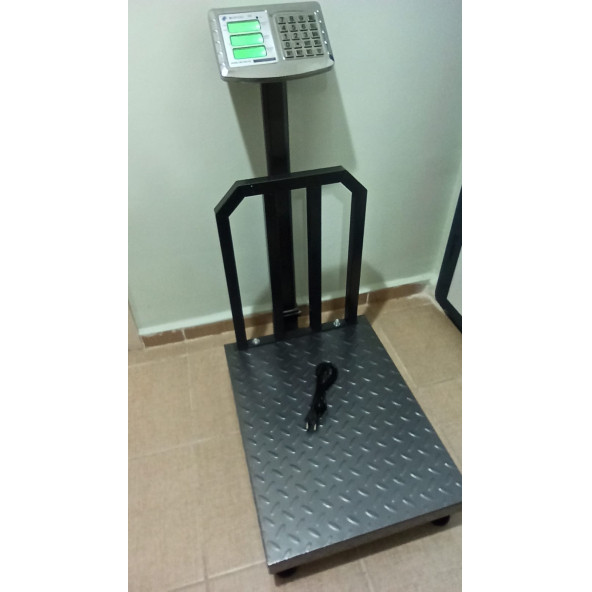 700 KG ELEKTRONİK TERAZİ-45x60 CM KEFE-KATLANIR BOYUNLU KANTAR-SAĞLAM ŞASE-2 YIL GARANTİLİ - 4