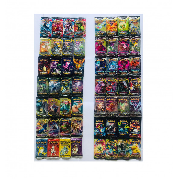 Pokemon Oyun Kartları 14 Set Bir Arada (56 Paket)