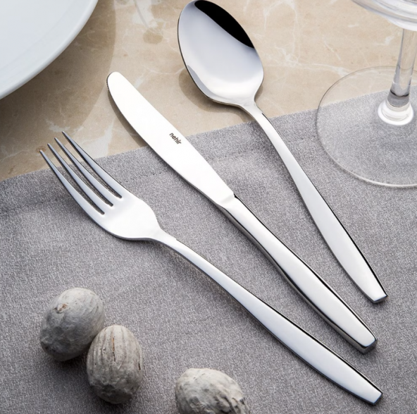 Nehir Sahra Sade 60 Parça 12 Kişilik Çatal Kaşık Takım