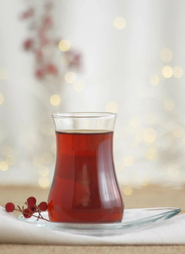 Lav Eva Çay Takımı Çay Seti - Çay Bardağı Ve Tabağı 12 Prç. ürün görseli 1