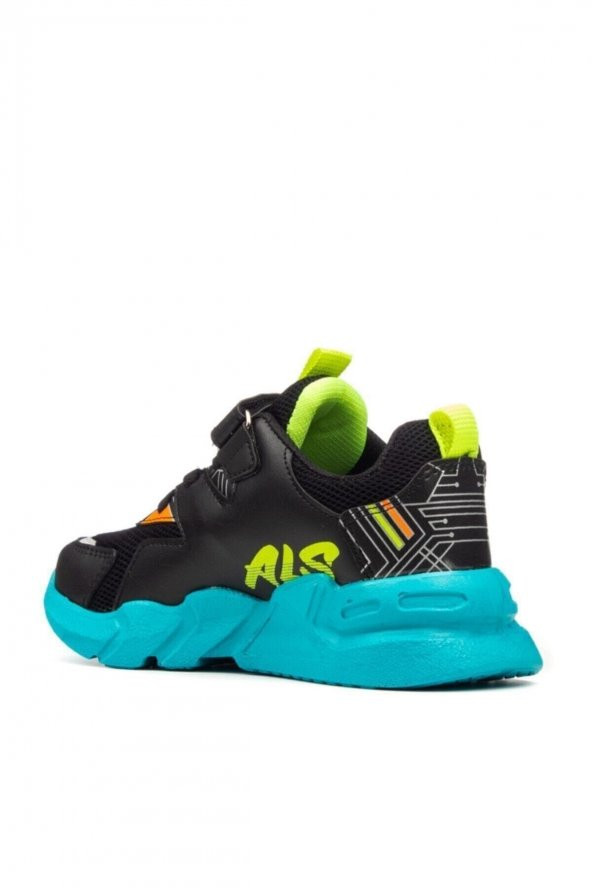 Allyup Günlük Unisex Çocuk Sneaker Nefes Alabilen Bağcıklı Ve Cırt-cırtlı Hafif Esnek Ayakkabı 049 - 4