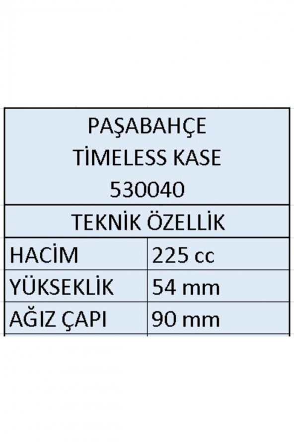 Paşabahçe timeless çok amaçlı kase çerezlik 12 li 530040 - 3
