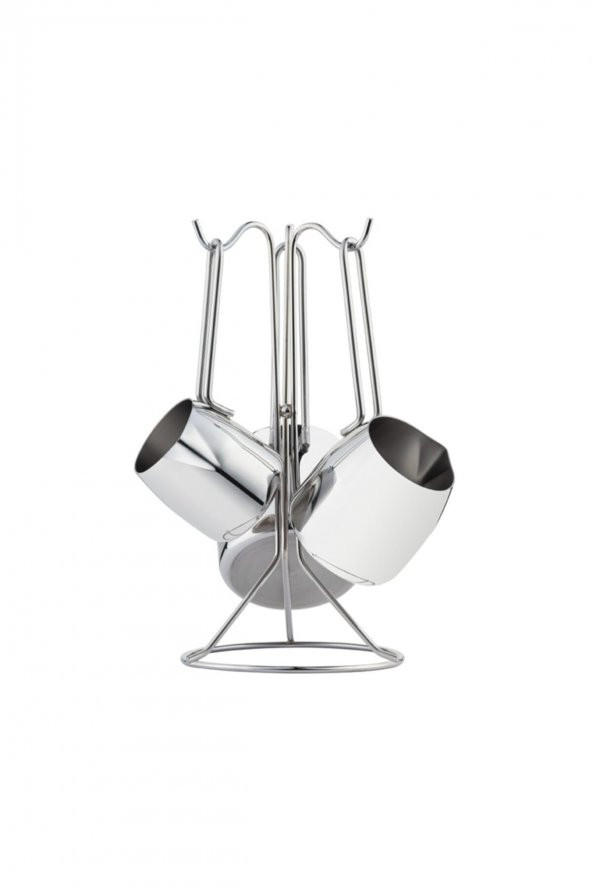 Nehir çelik askılı cezve takımı - 3 lü cezve seti modern - Resim 2