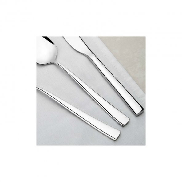 Nehir deniz deri kutulu 84 prç. çatal kaşık bıçak seti - Resim 2