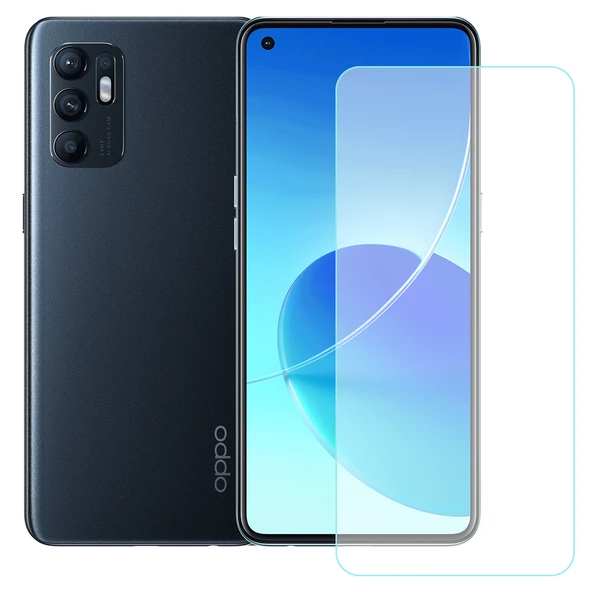 NoTech Oppo Reno6 Temperli Cam Ekran Koruyucu