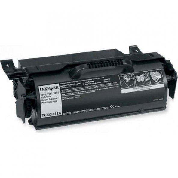Eko Kartuş Lexmark T650 -T652-T654-T656 (T650H11E) 25000 Sayfa Siyah Muadil Toner