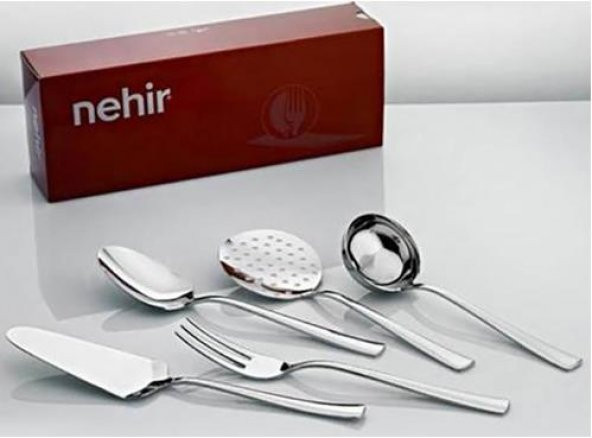 Nehir Sahra Servis Takımı - 5 Prç.sofra Servis Seti