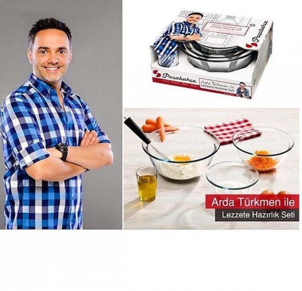 Paşabahçe arda türkmen borcam hazırlık kasesi seti 6 parça - 2