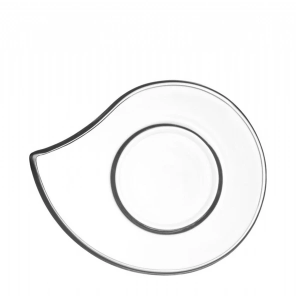 Lav eva 12 li cam çay bardağı altlığı - çay tabağı ürün görseli 1