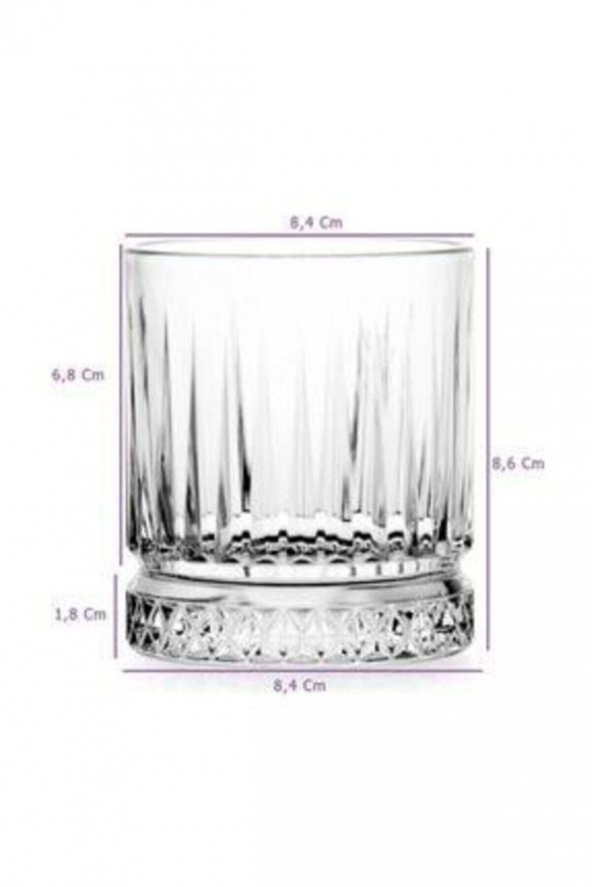 Paşabahçe elysia 16 lı su bardak - meşrubat bardağı 2 boy - Resim 4