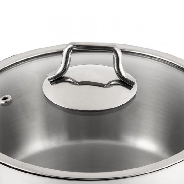 Nehir Silver Paslanmaz Çelik Tencere Seti Takımı 8 Prç. - Resim 4