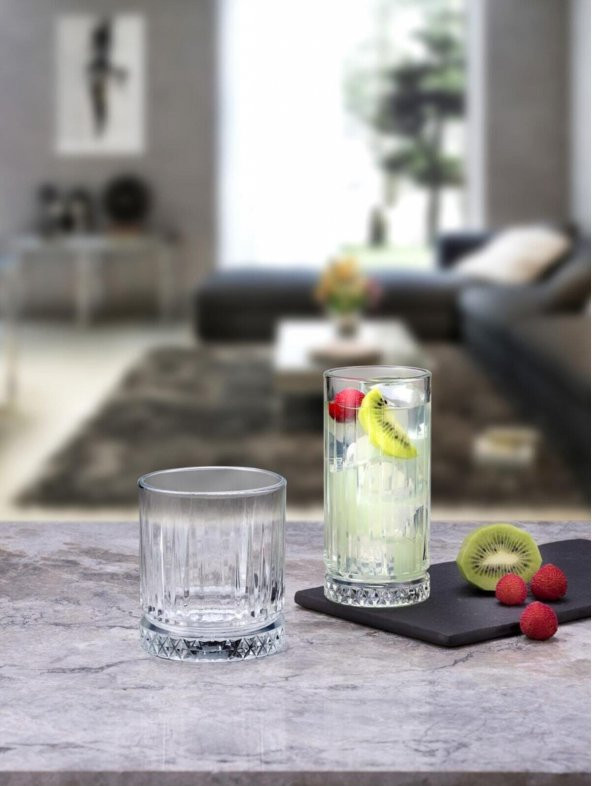 Paşabahçe elysia 16 lı su bardak - meşrubat bardağı 2 boy ürün görseli 1