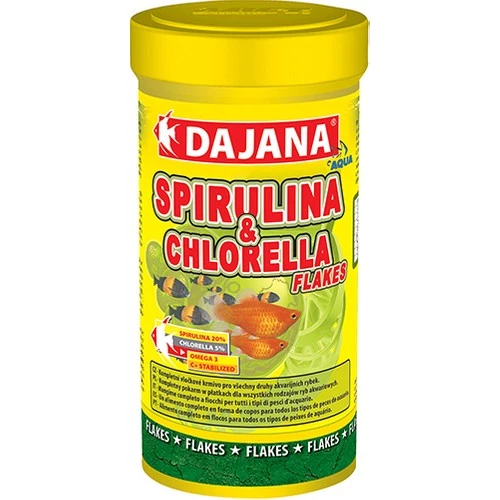 Dajana Spirulina&chlorella Flakes 500 Ml Skt: 05/2027