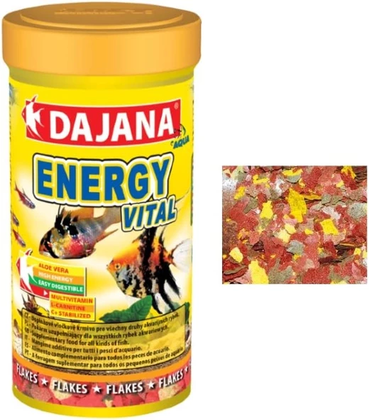 Dajana Tropical Energy Vital Flakes 250 Ml 50 Gr SKT:11/2028
