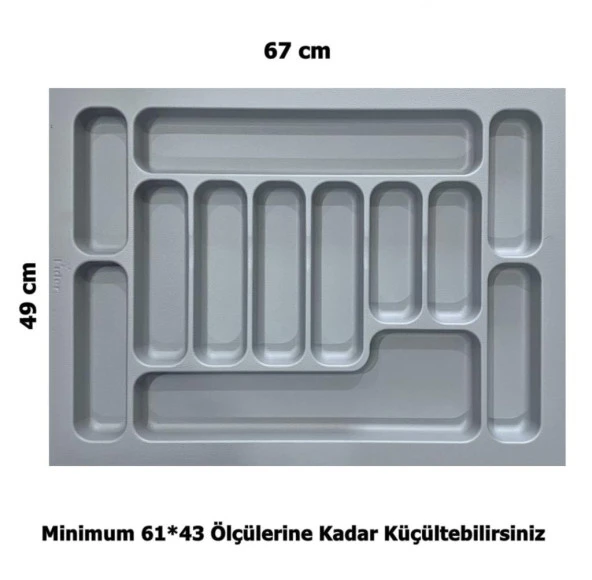 LİDER 67*49 Çekmece İçi Kaşıklık,(61*43 Ölçüsüne Küçülebilir)