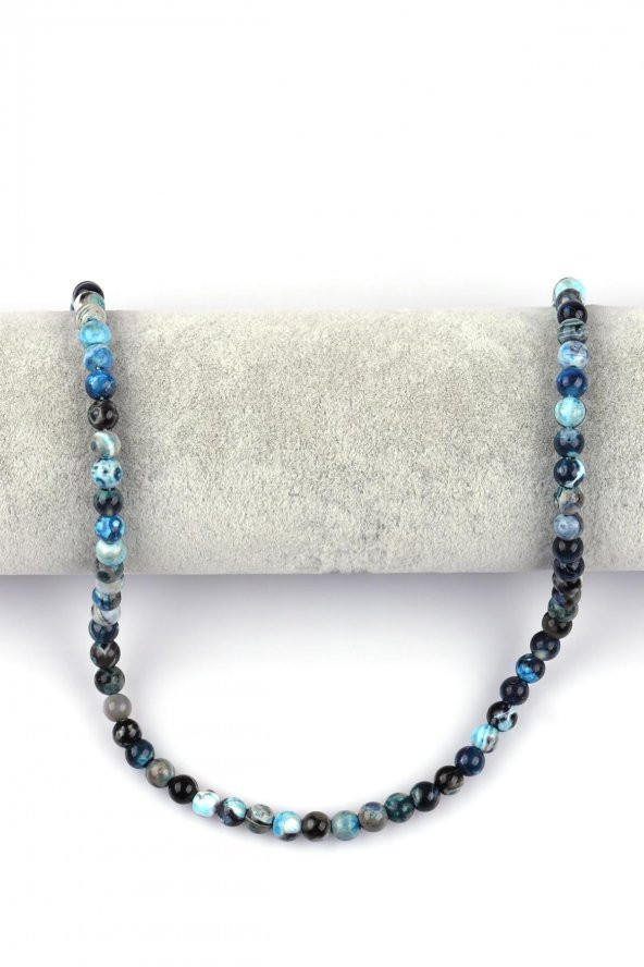 Crazy Akik Doğal Taş Dizi Küre Kesim - Resim 2