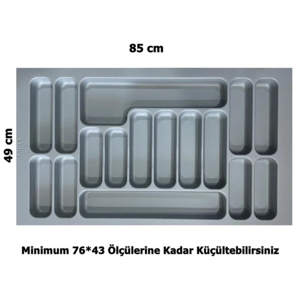 LİDER 85*49 Çekmece İçi Kaşıklık,(76*43 Ölçüsüne Küçülebilir)