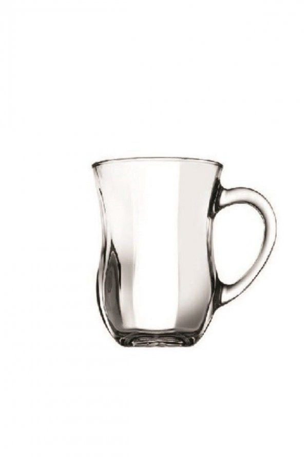 Paşabahçe dem kulplu çay bardak -12 li çay bardağı - 3